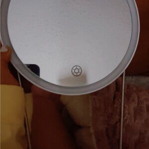 Target White LED Vanity Mirror